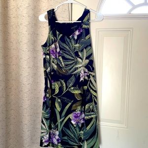 Tropical print dress by Connected Apparel